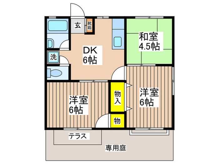 物件間取画像