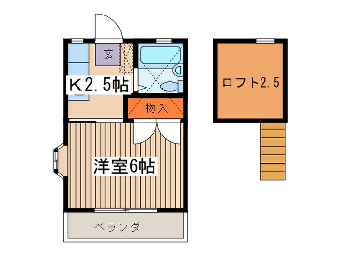 パールハイツの物件間取画像