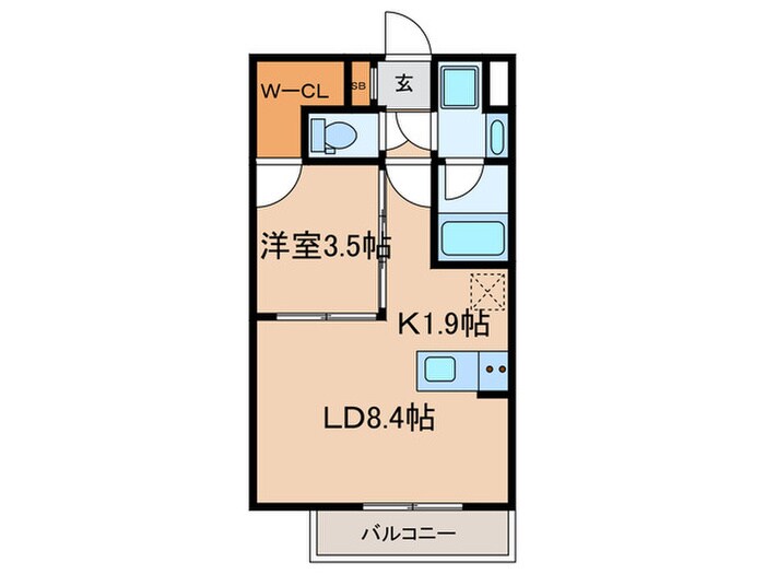 ＤＩＰＳ成増(202)の物件間取画像