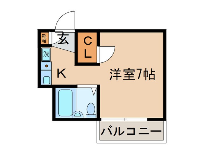 ヴェルドミ－ルの物件間取画像