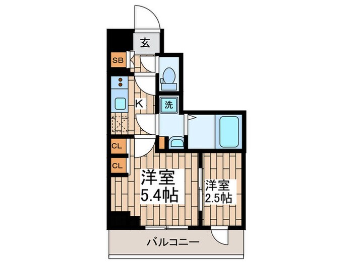 アジールコート西馬込Ⅱの物件間取画像