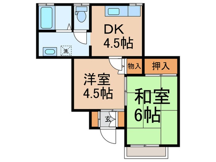 みゆき荘の物件間取画像
