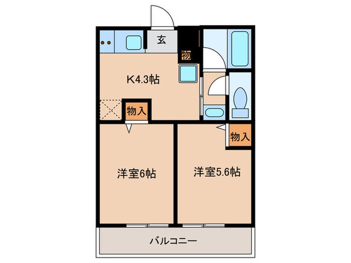 エスタシオンの物件間取画像