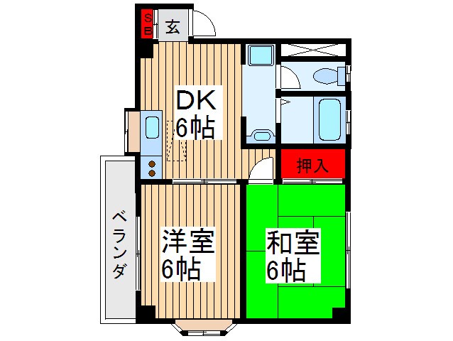 クレイドル本橋の物件間取画像