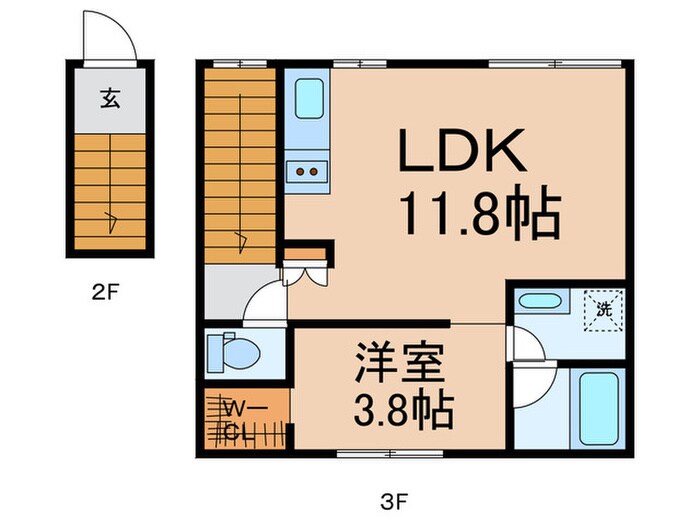 アトリオ三軒茶屋の物件間取画像