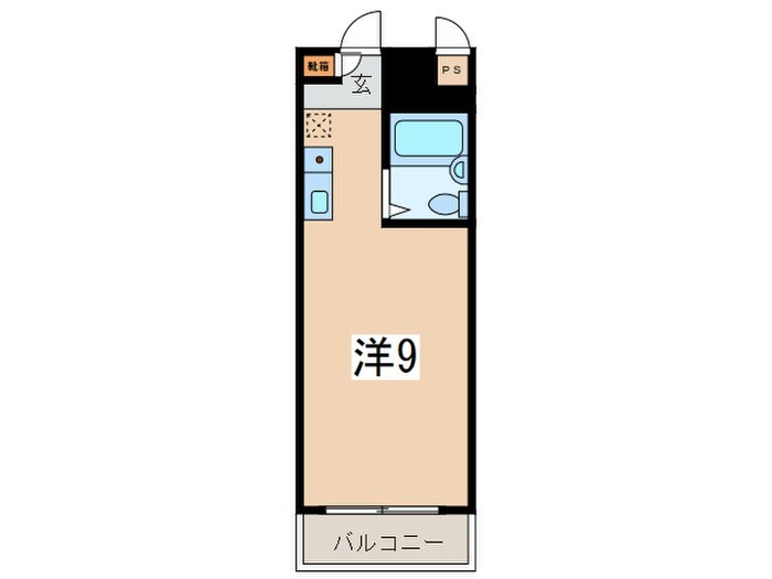 浦島ハイツの物件間取画像