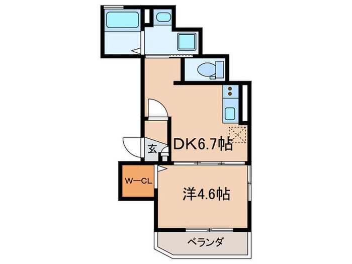 弘陽ハイツの物件間取画像