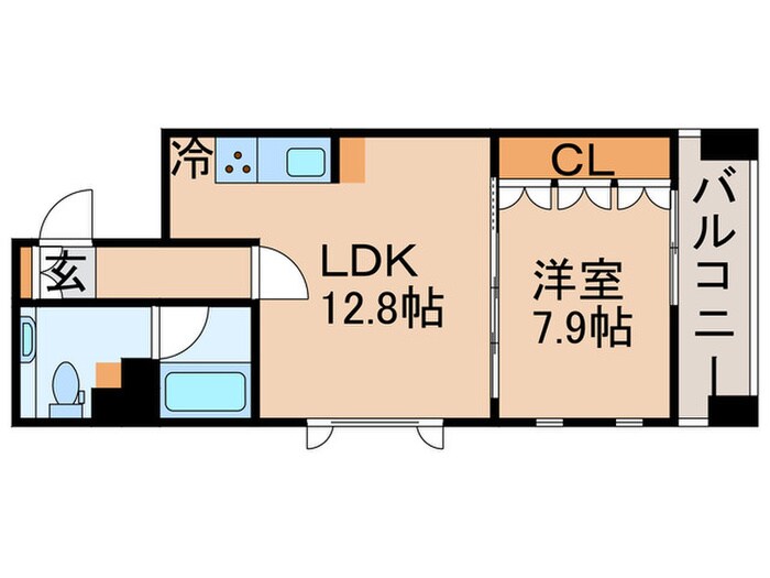 エスティメゾン銀座の物件間取画像