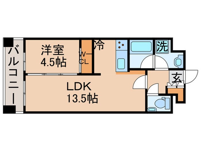 エスティメゾン銀座の物件間取画像