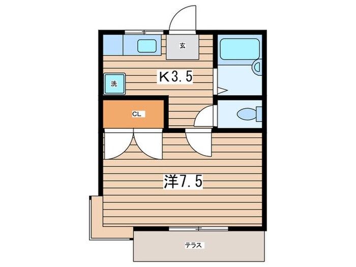 パ－クサイド日吉の物件間取画像