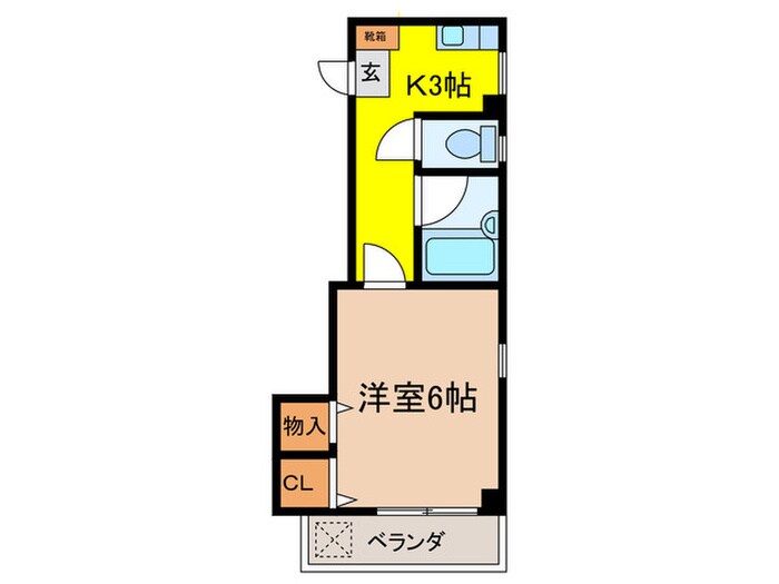 メゾン　ドゥ　ローゼの物件間取画像