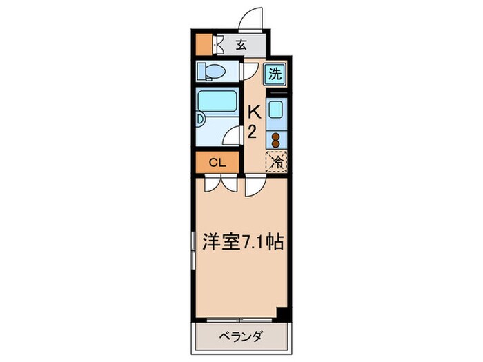 ＳＰＡＣＩＡ梅屋敷の物件間取画像