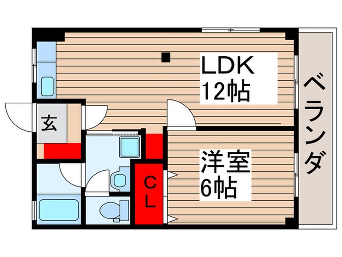 グリーンハイツの物件間取画像