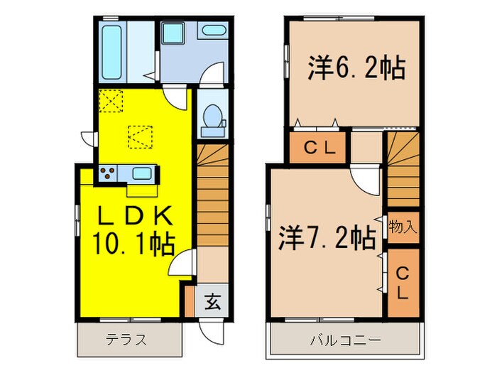 Ｍａｒｉｏ　Ｋの物件間取画像