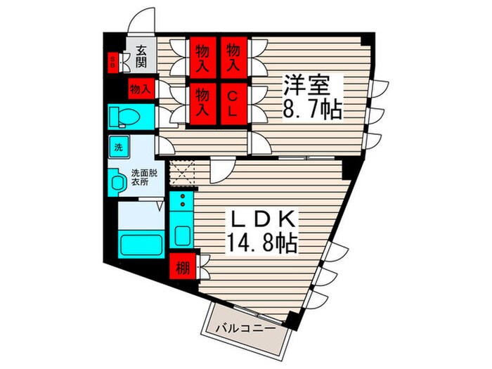 ポポラ－レイワイの物件間取画像