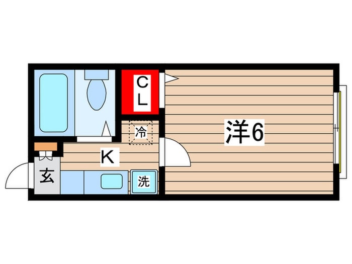 ヨシカワコ－ポラスの物件間取画像