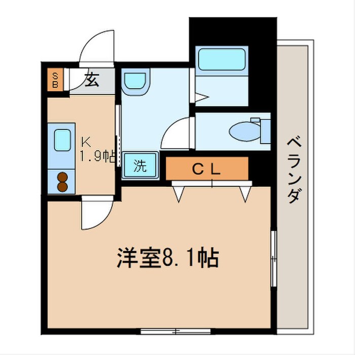 ギャルド タスリールの物件間取画像