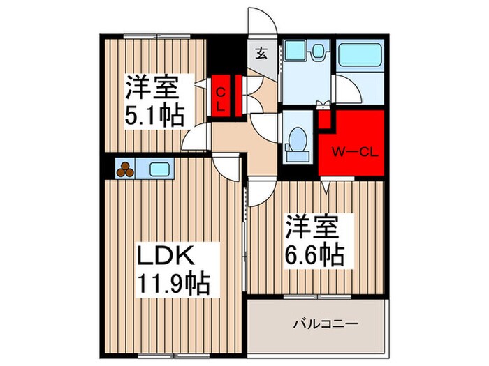 テグレネーロの物件間取画像