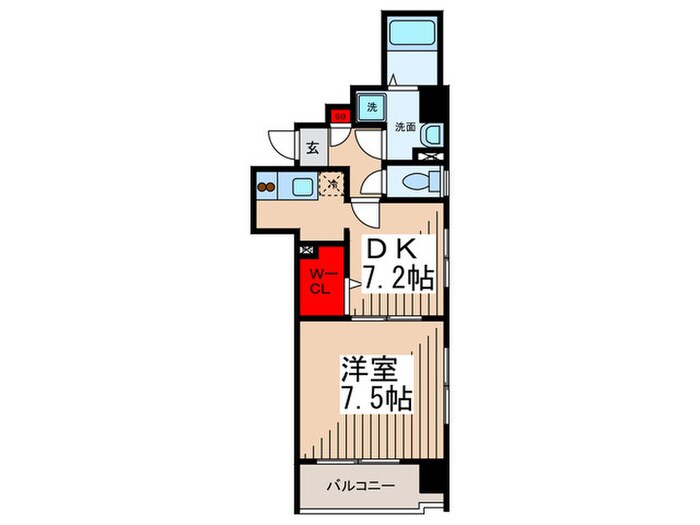 RADIANT IWAIDAの物件間取画像