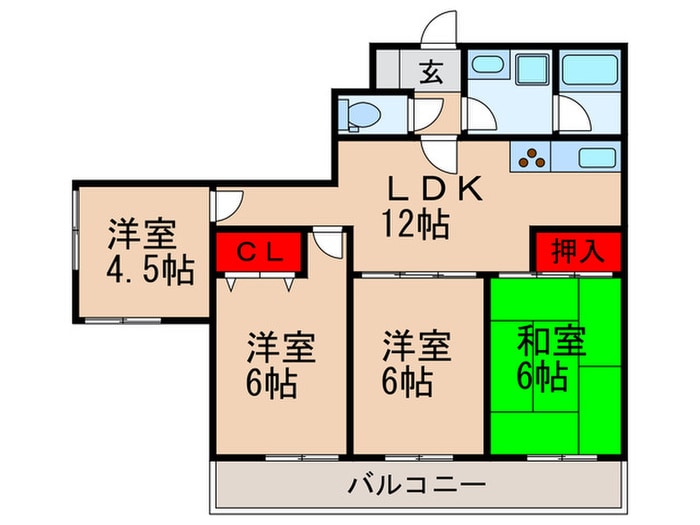 フラワーエース大泉学園の物件間取画像