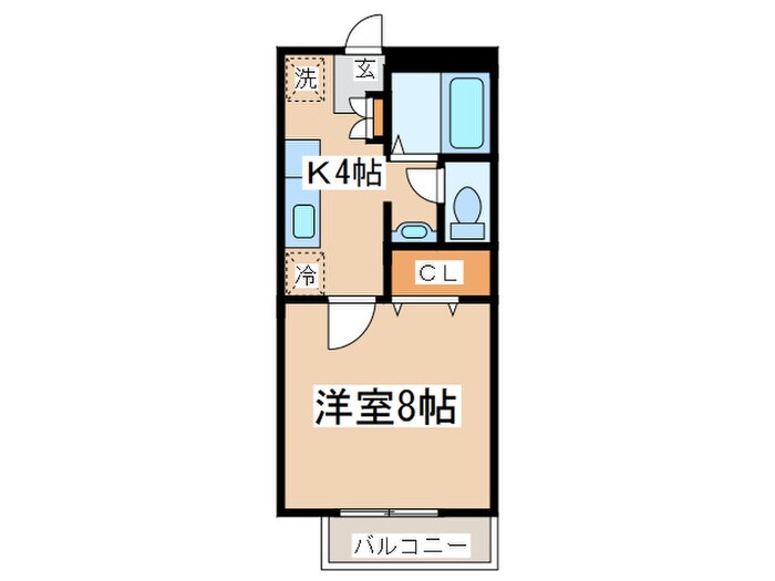 ピュアリティ福楽の物件間取画像