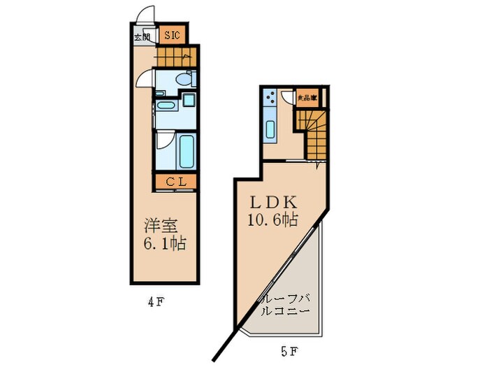 ＺＯＯＭ広尾(411)の物件間取画像