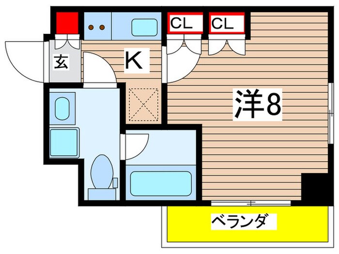 CREVISTA大島Ⅰ(401)の物件間取画像