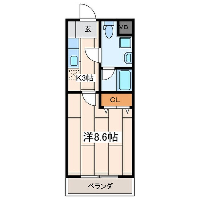 グリスの物件間取画像