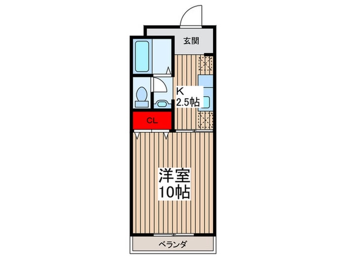 グリ－ンパ－ク中浦和の物件間取画像