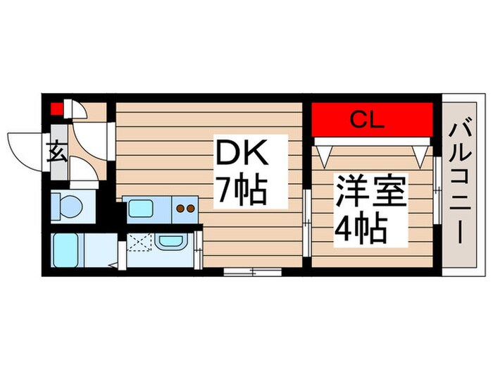 KEN北小金の物件間取画像