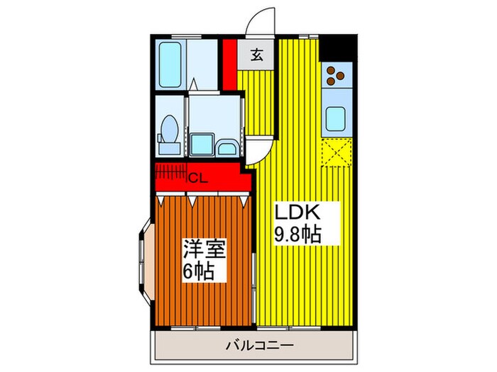 メルツブル－メの物件間取画像