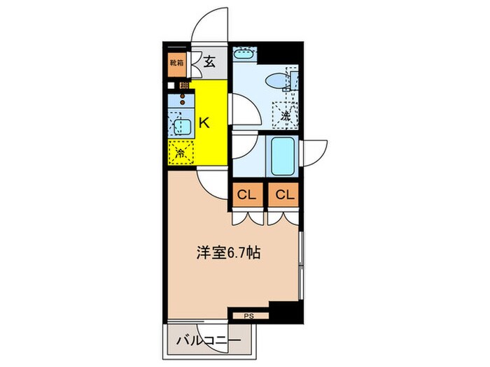 ブラウ戸越銀座テラスの物件間取画像