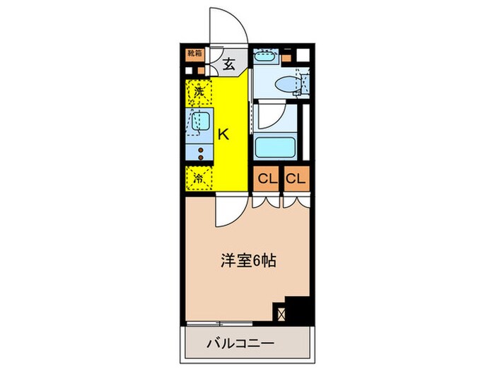 ブラウ戸越銀座テラスの物件間取画像