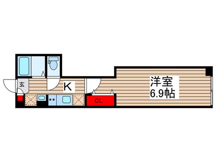 エクセラン南千住の物件間取画像