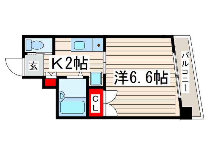 ユウハイムⅠの物件間取画像