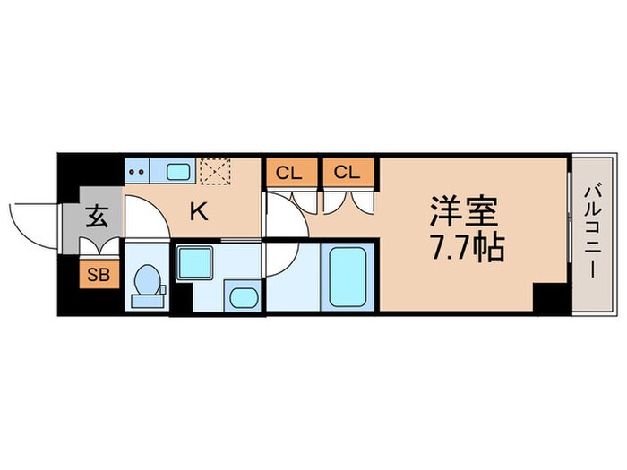 ＡＲＫＭＡＲＫ新宿西落合の物件間取画像