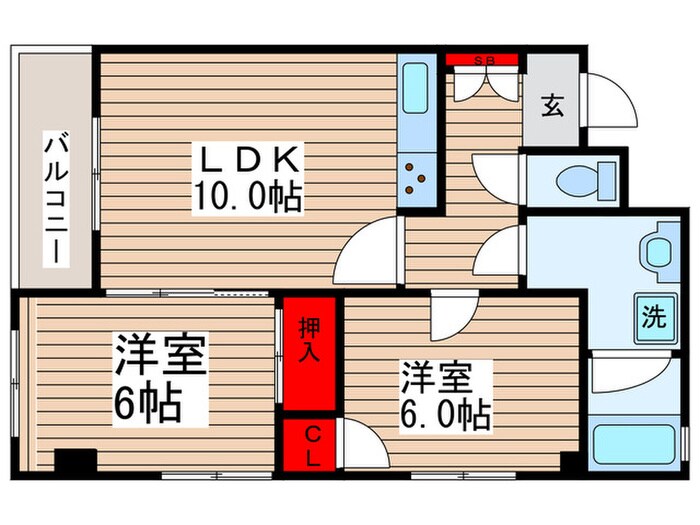 ＮＳビルの物件間取画像
