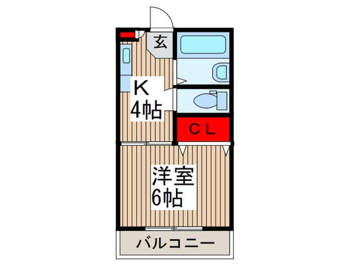 旭ハイツの物件間取画像