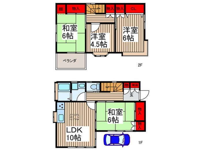 稲越戸建の物件間取画像