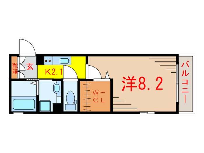 ソレイユ　クレールの物件間取画像