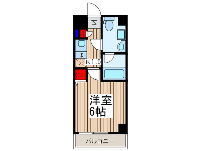 メインステージ川口WESTの物件間取画像