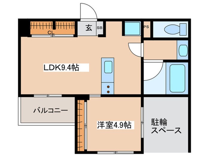 SCENE＋京王多摩川の物件間取画像