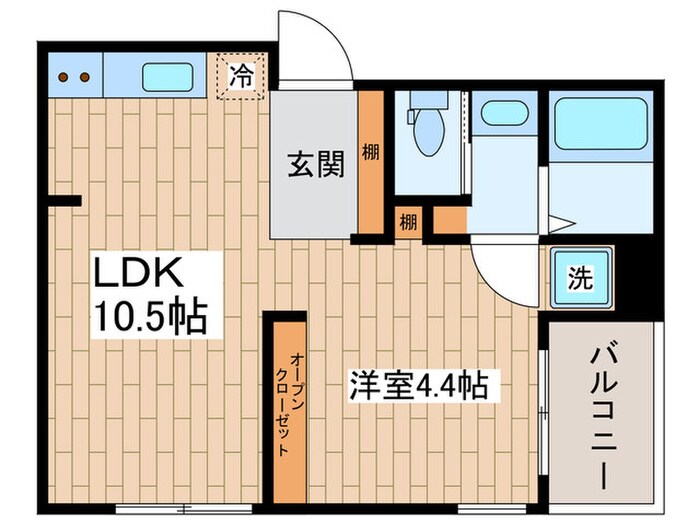 SCENE＋京王多摩川の物件間取画像