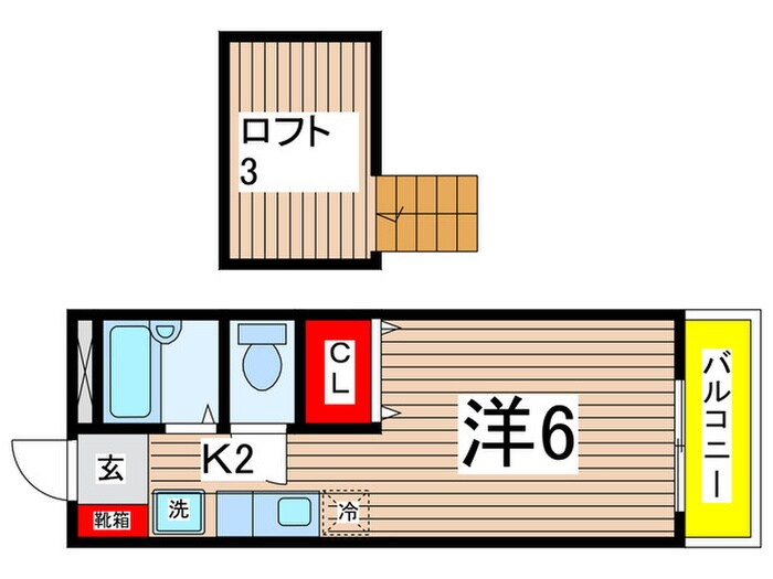 プリムロ－ズの物件間取画像