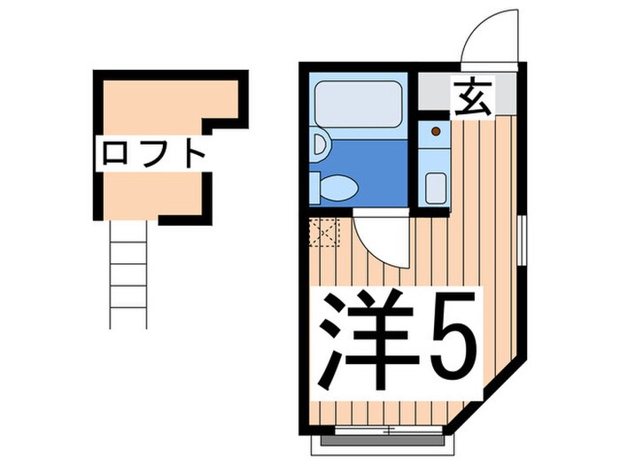 ヴィオロン松崎の物件間取画像