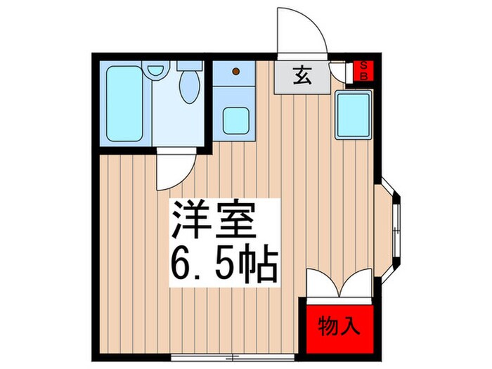 ヴァンベール高円寺の物件間取画像