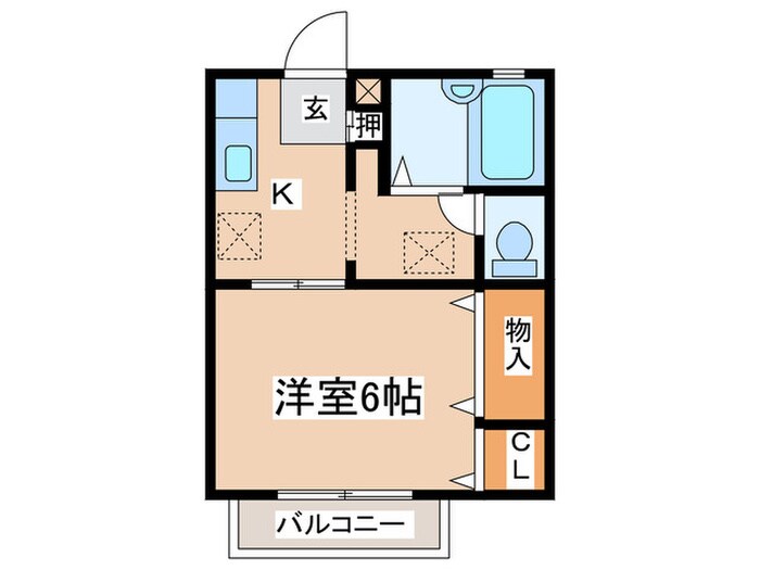 エスコ－トＡ館の物件間取画像