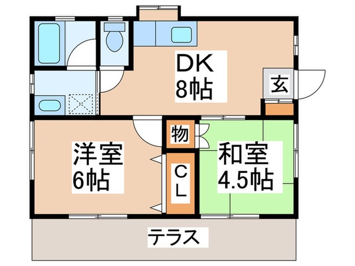 メゾン・ドゥ・キューの物件間取画像