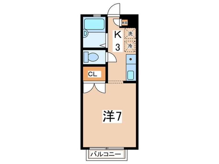 エスコ－トＣ館の物件間取画像