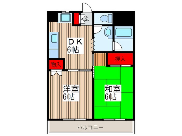 ＮＦコーポ西川口の物件間取画像